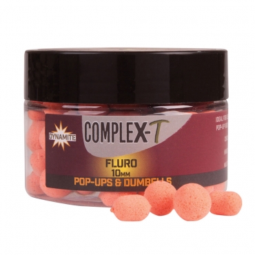 Dynamite Baits CompleX-T Fluro Pop-ups & Dumbells 10mm